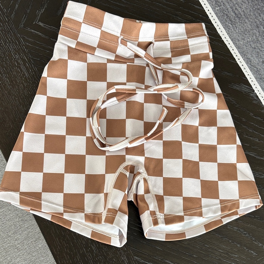 BRAND NEW Labeled Bold checkered spandex